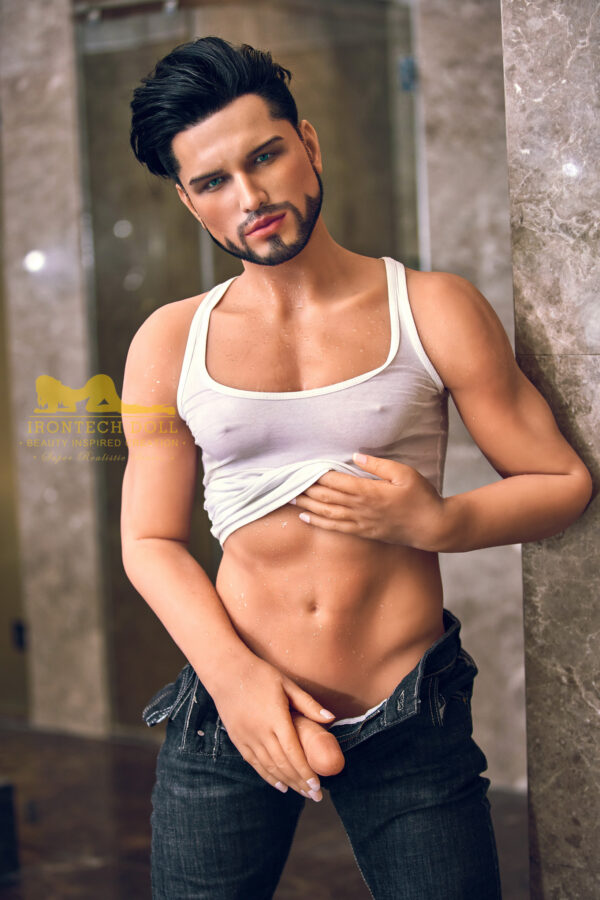 Ralf - Irontech TPE Male Doll con viso in Silicone - 162cm - REALISTICO - immagine 16