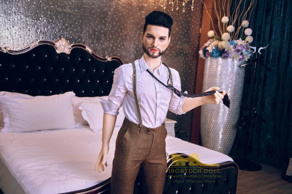 Kevin - Irontech TPE Male Doll con viso in Silicone - 162cm - REALISTICO - immagine 15