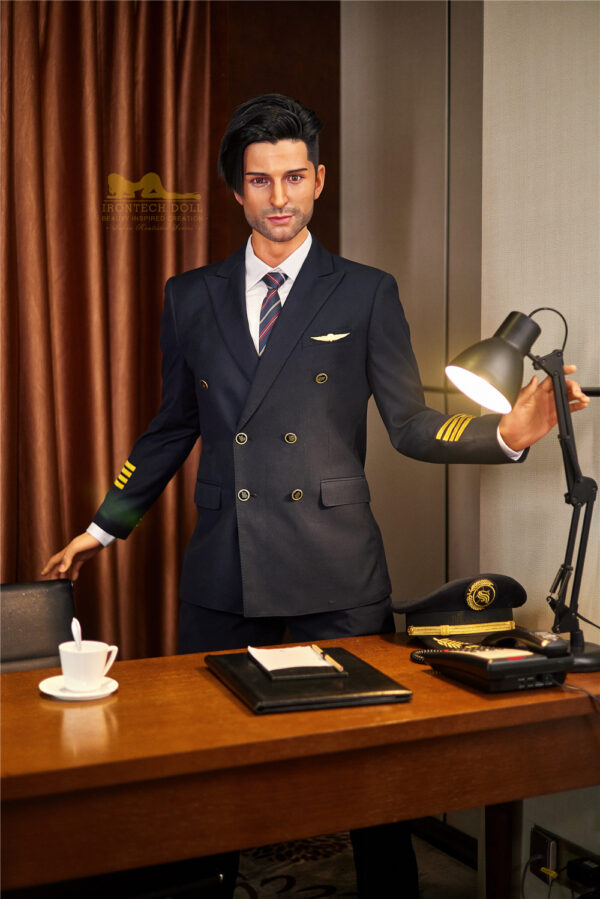George - Irontech Silicone Male Doll - 176cm - ULTRA REALISTICO - immagine 15