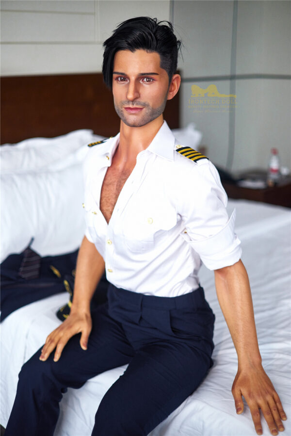George - Irontech Silicone Male Doll - 176cm - ULTRA REALISTICO - immagine 21