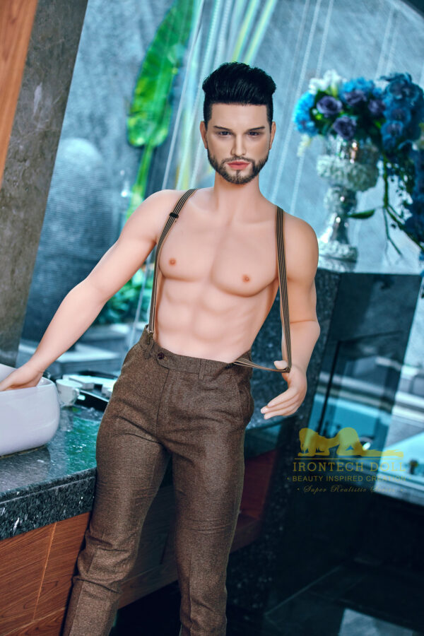 Kevin - Irontech TPE Male Doll con viso in Silicone - 162cm - REALISTICO - immagine 28