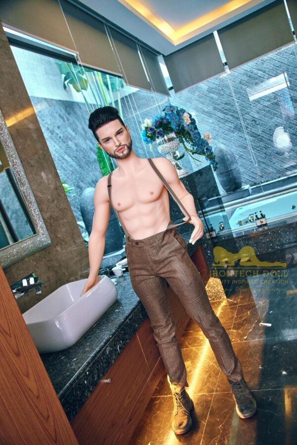 Kevin - Irontech TPE Male Doll con viso in Silicone - 162cm - REALISTICO - immagine 29