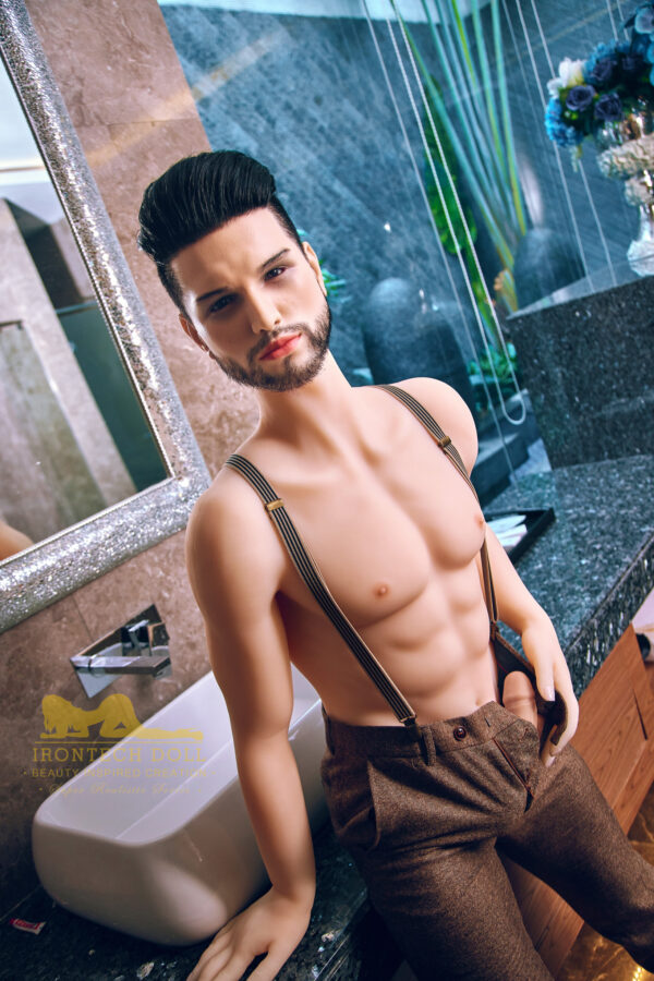 Kevin - Irontech TPE Male Doll con viso in Silicone - 162cm - REALISTICO - immagine 30