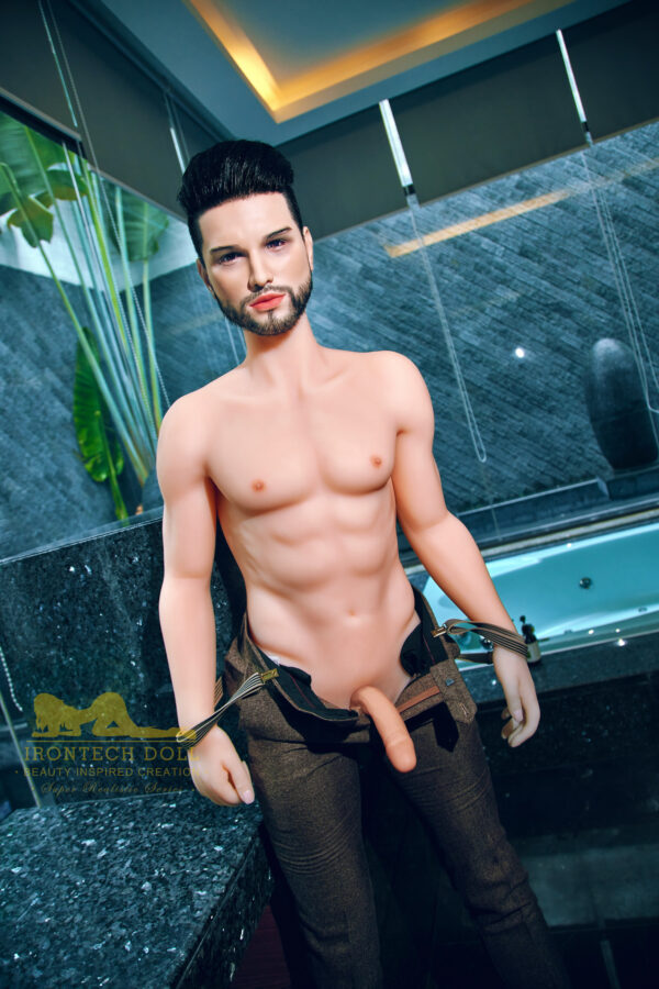 Kevin - Irontech TPE Male Doll con viso in Silicone - 162cm - REALISTICO - immagine 32